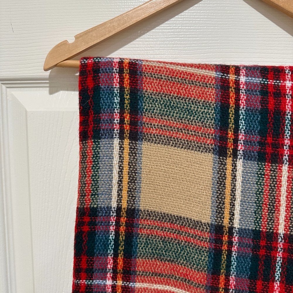 Plaid Blanket Scarf